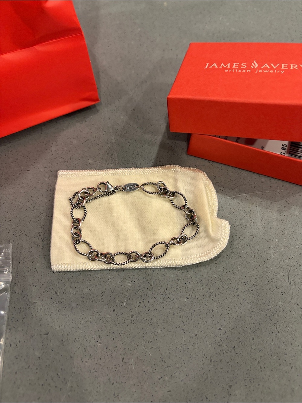 James Avery oval twist bracelet